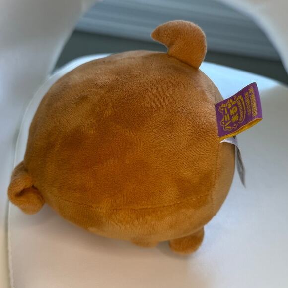 Honeymaru Puppy Dog Plush - 5" Round Ball Stuffie - Picture 3 of 4